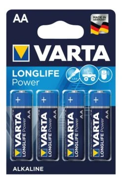 Batterie Varta Longlife Power Mignon LR6, 4 Stück, Alkaline, 1,5 V, MN1500