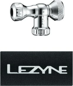 Lezyne CO2 Pumpenkopf Control Drive CNC Silber-glänzend