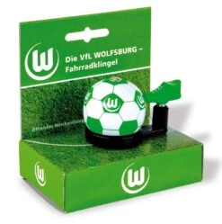 Glocke VFL Wolfsburg Fanbike, Weiß/grün, Ø22,2mm