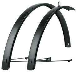 Trekkingbleche SKS EDGE AL, 28", 46mm, Schwarz Matt, Aluminium