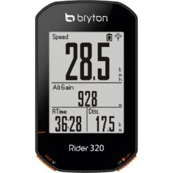 Fahrradcomputer Bryton Rider 320 E Schwarz