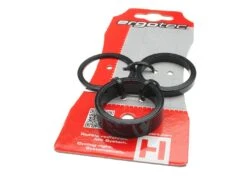 Ergotec Spacer-Set Schwarz Eloxiert