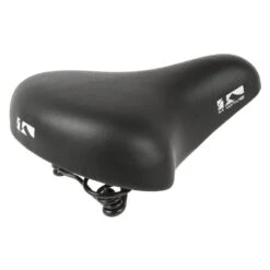 M-Wave Sattel City Spring 235X205Mm Schwarz Mit Sattelstützklemme Mit Federn