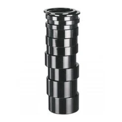 Spacer 1" - Humpert Alu 15mm Schwarz