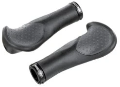 Humpert MTB-ATB-Griffe Ergotec Frisco 2, Schwarz/grau, 140/140mm, Kraton/Alu