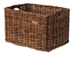 Transportkorb Basil Dorset L, 37x48x27cm, Braun, Grobmaschig, Rattan