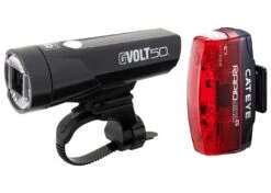 Cateye Cat Eye Beleuchtung Gvolt 50 + Rapid Micro G