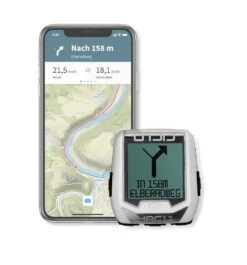 CICLO FAHRRADCOMPUTER HAC 1.2 WEIß/SCHWARZ MIT NAVIGATION
