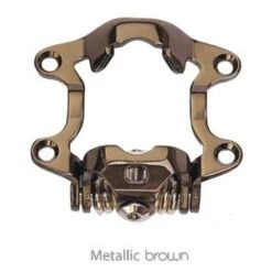 Exustar Pedal Bindung Metallic Braun