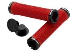 Griffe Locking Sram, Rot, Mit Double Clamps &amp; End Plugs