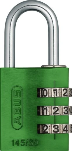 ABUS Zahlenschloss 145/30 Grün Lock-Tag -Sramzed Geschaft 46617 0 308366
