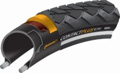 Continental Reifen Conti Contact Plus Reflex, 28x1 5/8x1 1/8" 28-622 Schwarz Reflex
