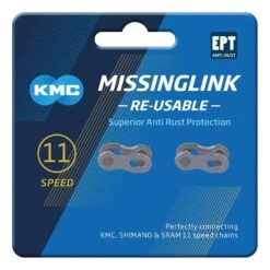 Missinglink KMC 11R EPT Silber, 2 Stück F. Ketten 5,65mm,11-f.,re-usable
