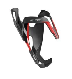 Trinkflaschenhalter Elite Vico Carbon, Carbon, Schwarz Matt/rot