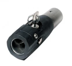 Deichselanschluss Weber Mit Schloss, Für Alu-Deichsel Monz 28,6mm AußenØ