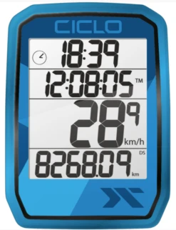 CICLOSPORT Fahrradcomputer "PROTOS 105" BLAU