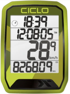CICLOSPORT Fahrradcomputer "PROTOS 113" GRÜN