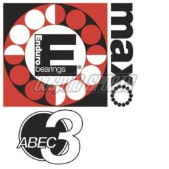 ENDURO BEARINGS B 541/F ABEC 3 MAX LAGER, 1 1/16X1.5X9/32"