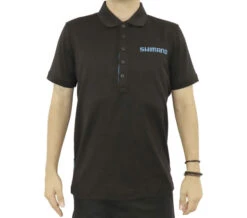 Shimano Workshop Polo Black, M 50% Pes/50% Cotton