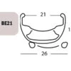 FELGE BE 21, 27,5" 32L SCHW 21-584 VL:6,5MM EINFACHOESEN -Sramzed Geschaft FA003451014 344609 1