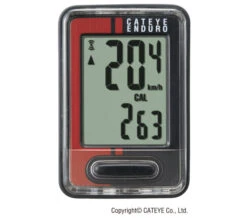 Cateye Computer Enduro Cc-Ed400 Schw/Rot 1603400