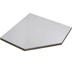 Var Arbeitsplatte Stahl Eckschrank 865X865X38