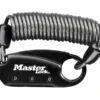 Master Lock Karabiner-Spiralschloss Schwarz 3 Ziffern 90Cm Kabel -Sramzed Geschaft FA003550820 229226 1