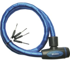 Master Lock KABELSCHLOß PANZER 8228 BLAU 1000X18MM, VINYLBESCHICHTET
