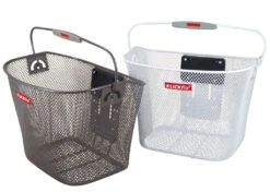 Vorderradkorb KLICKfix, 26x35x25cm,weiß, Engmaschig, O. Adapter