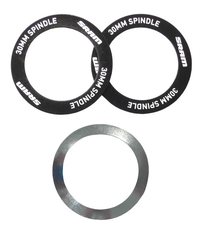 SRAM Bottom Bracket Shield And Wave Washer, Assembly, BB30 Bearing