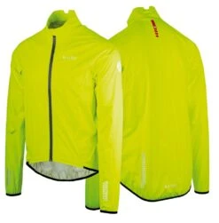 Wasser-Wind-Regen Jacke Wowow De Muur, Gelb Mit Reflekt. Oberflächen Gr.S
