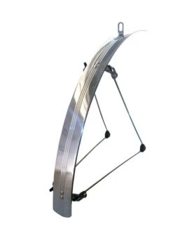 Schutzblechset Stronglight Flat Aluminiu, 26", Silber, 42mm