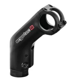 Humpert A-Head Vorbau Ergotec High Barracuda, Alu, Schwarz, 1 1/8", Ø 31,8mm,90mm,45°