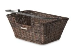 Hinterrad-Korb Basil Capri Flex, 32x41,4x19,5cm, Braun, Feinm., Rattan