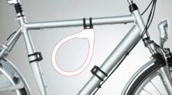 Halter Trelock Für Rahmenbefestigung, ZK 432 Für Trelock-Schlösser PK/KS/SK