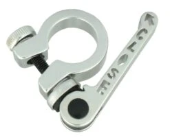 Qu-ax Sattelstütz-Klemmring Für Einrad, Ø 22,2mm, Silber, Alu