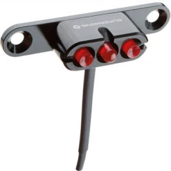 SUPERNOVA E3 Tail Light 2 Dynamorücklicht Für Gepäckträgermontage, 6V, StVZO, Schwarz, Kabelausgang Unten (VE = 1 Stück)