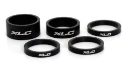 XLC A-HEAD SPACER-SET AS-A02 3 X 5, 1 X 10, 1 X 15MM, 1", SCHWARZ