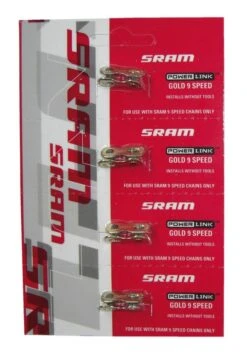 Kettenverschlussglied Sram Set/4St., Power Link 9-fach Gold