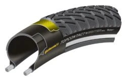 Continental Reifen Conti TopContact WinterII Prem.fb, 28x1 3/8x1 5/8" 37-622 Schwarz Skin Refl