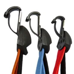 Widek SICHERHEITSSPANNGURT MIT NIRO-HAKEN CA. 60CM, FARBL. SORT., KARTON À 6 STÜCK