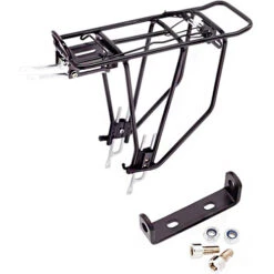 Point Gepäckträger Touring Schwarz, Aluminium, Verstellbar 26-28"