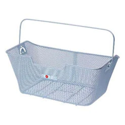 Point Gepäckträger-Korb 40 X 28 X 18 Engmaschig, Silber