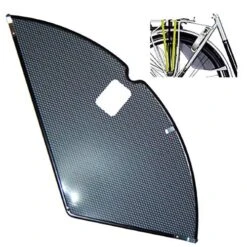 Kleiderschutz 26" Dick Rand Schw.,Rastermuster