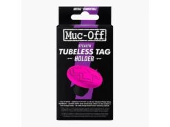 Muc Off Tubeless Tag Holder, Black/pink, Unis