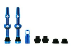 Muc-Off Muc Off Tubeless Valve Kit Universal For Mtb &amp; Road, Blue, 60