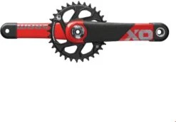 SRAM Kurbelsatz X01 DH 170mm, 34T DM, Schwarz-rot Ohne DUB Innenlager, 83mm