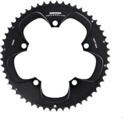 SRAM Road Kettenblatt Red Tt 53T, Lk:130Mm, Alu., Schwarz, 10-Fach (Für 53-39T) Ohne Hidden Bolt