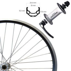 Roland Vorderrad 28" Schwarz SSP ZAC19, Deore Sspann -Sramzed Geschaft vorderrad 28 schwarz ssp zac19 deore sspann310860